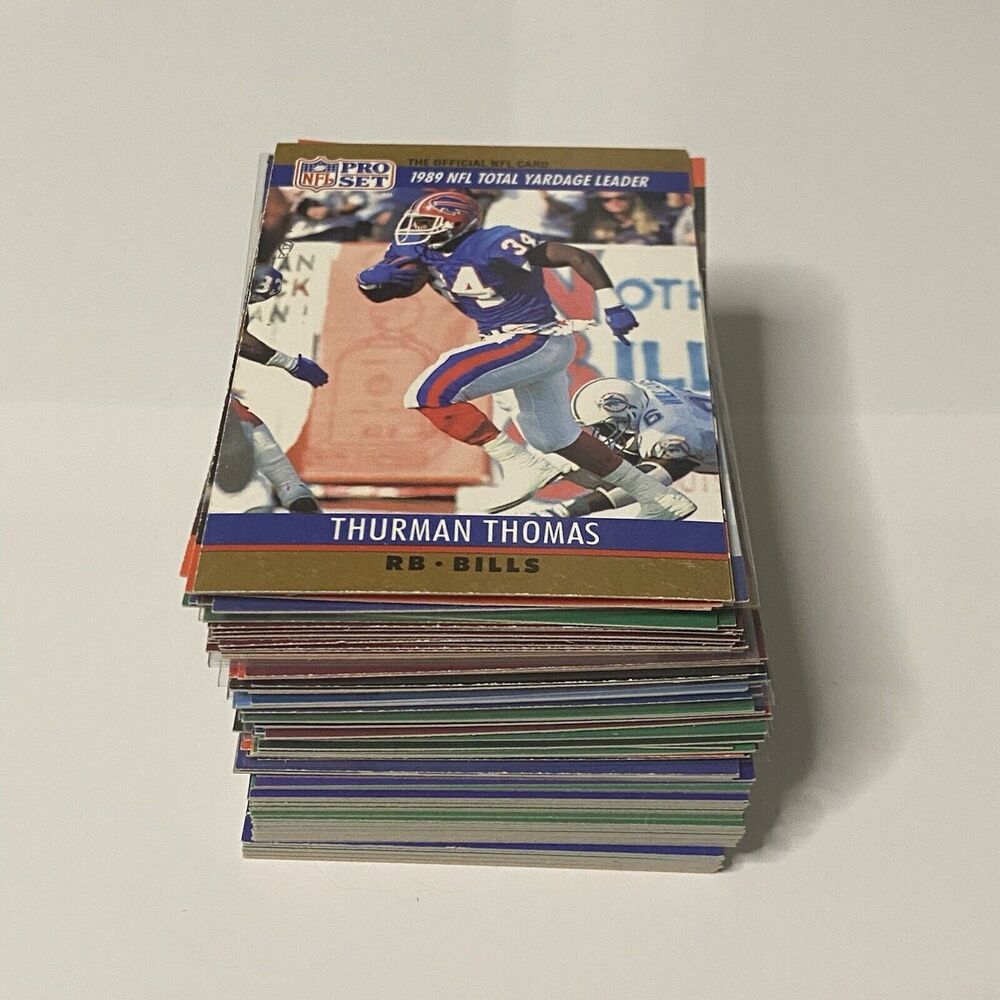1989 - 1990 Pro Set Football Cards Lot of 104 Cards Vintage